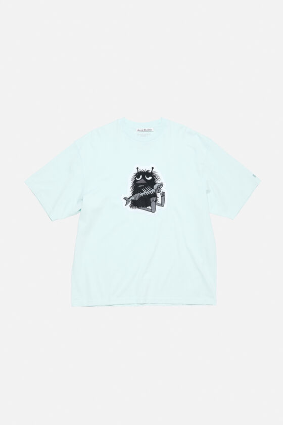 T-shirt Acne Studios x Moomin, Pale blue, 2000x