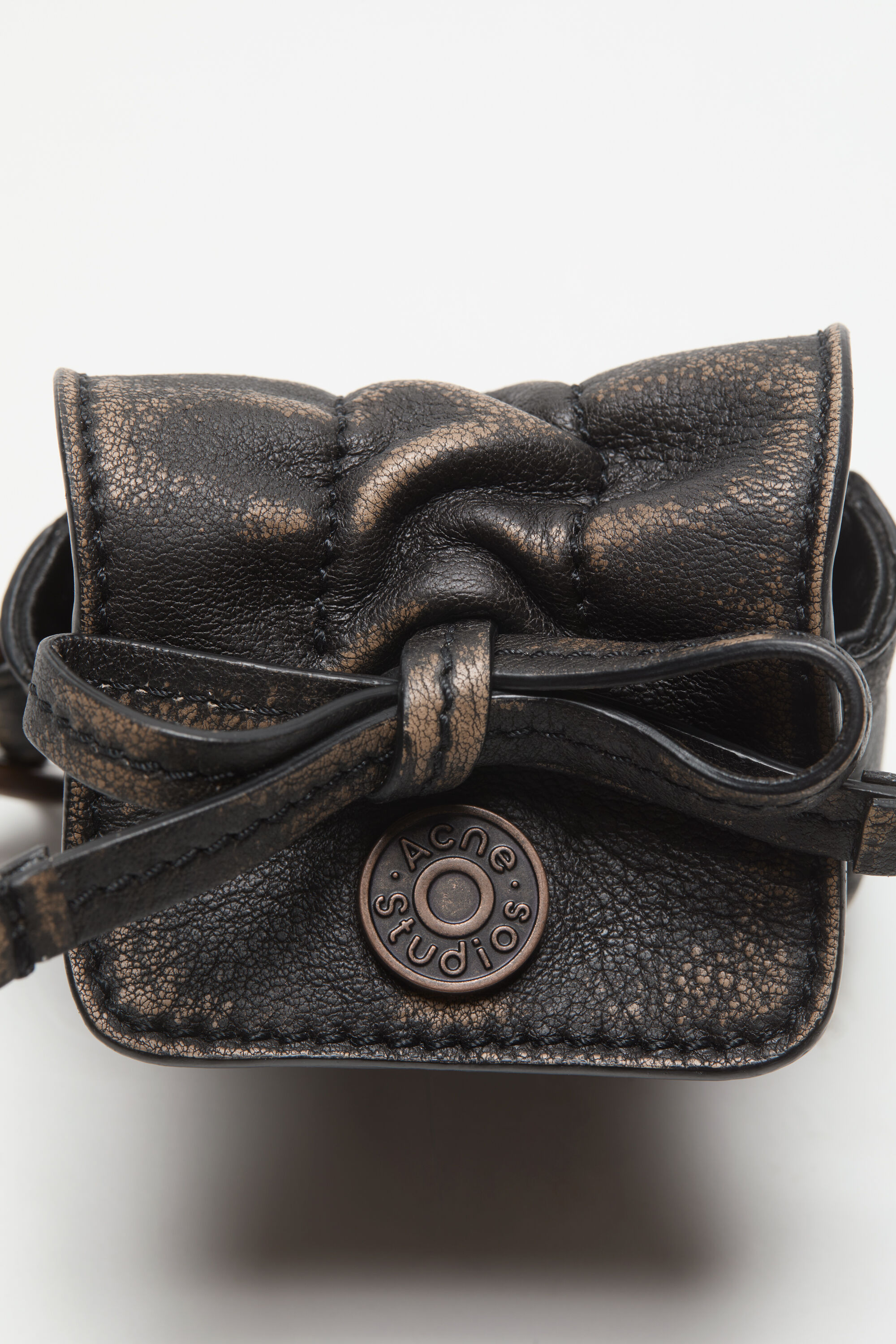 Acne Studios - Multipocket headphones case - Dark brown/beige