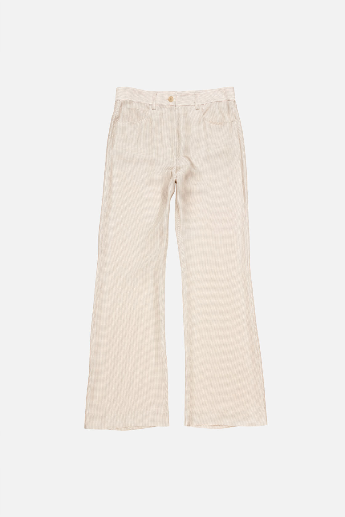 Casual check trousers, Beige Multi, 2000x