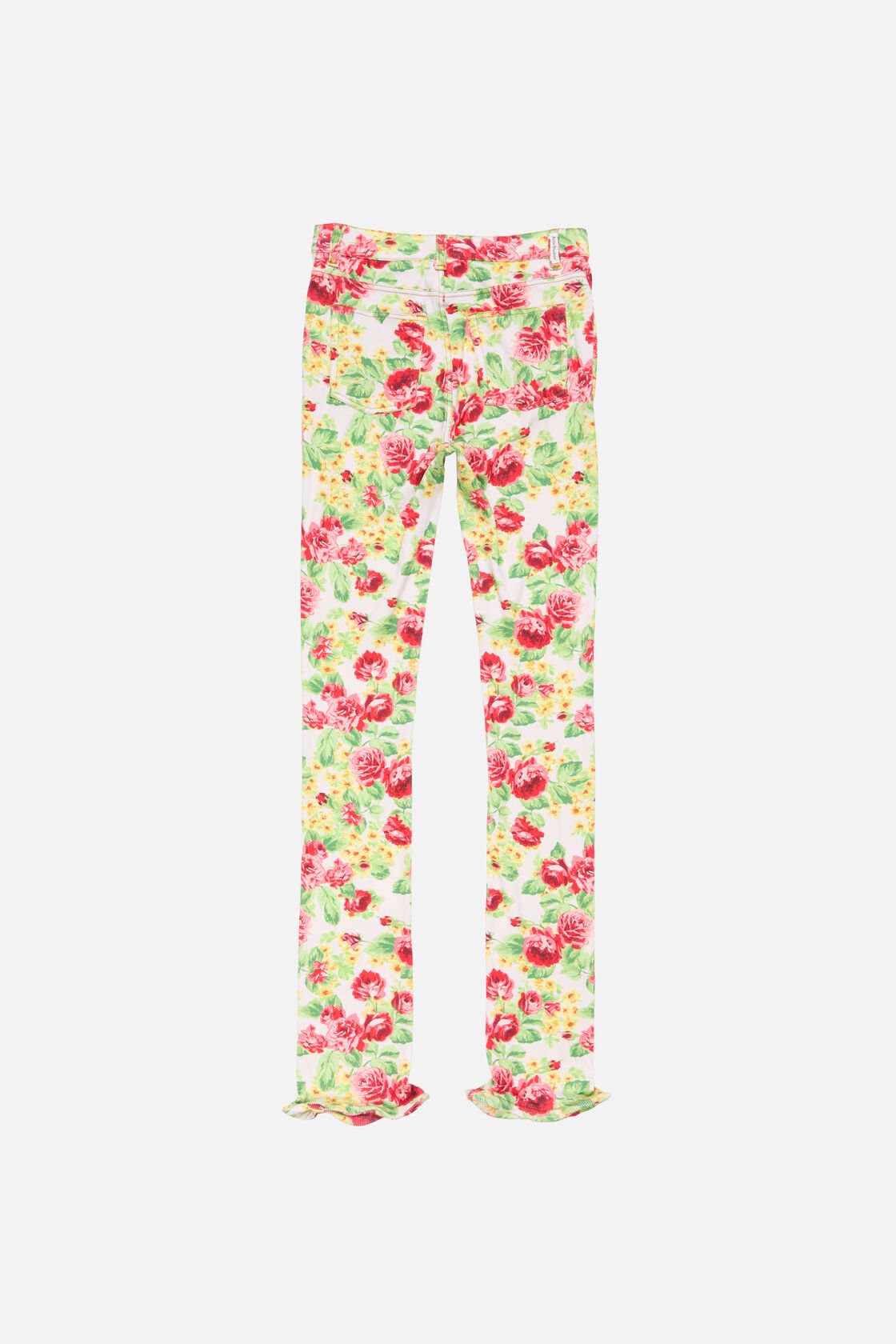 Printed casual trousers, Pink/multi, 2000x