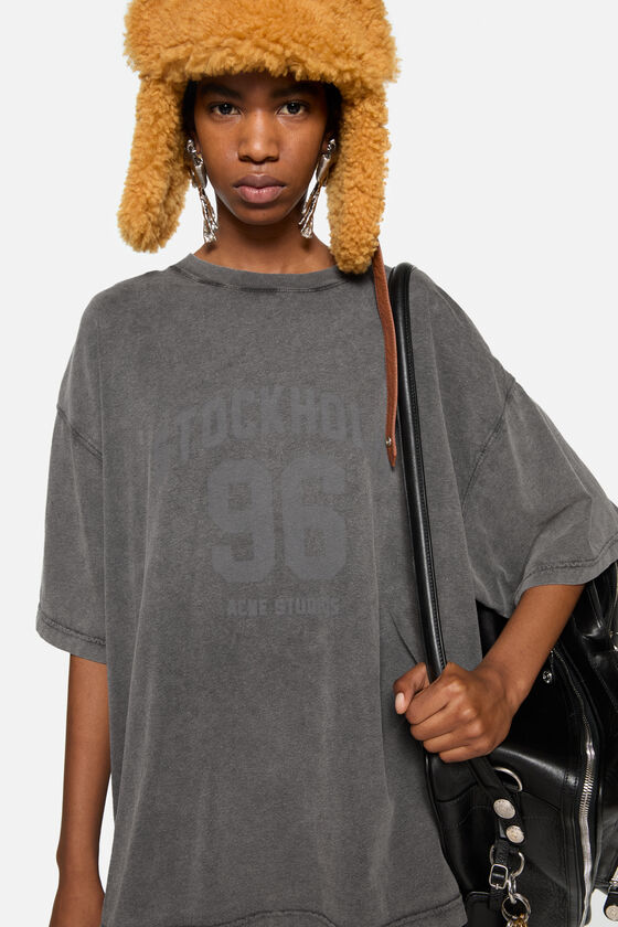 T-shirt dress, Anthracite/black, 2000x