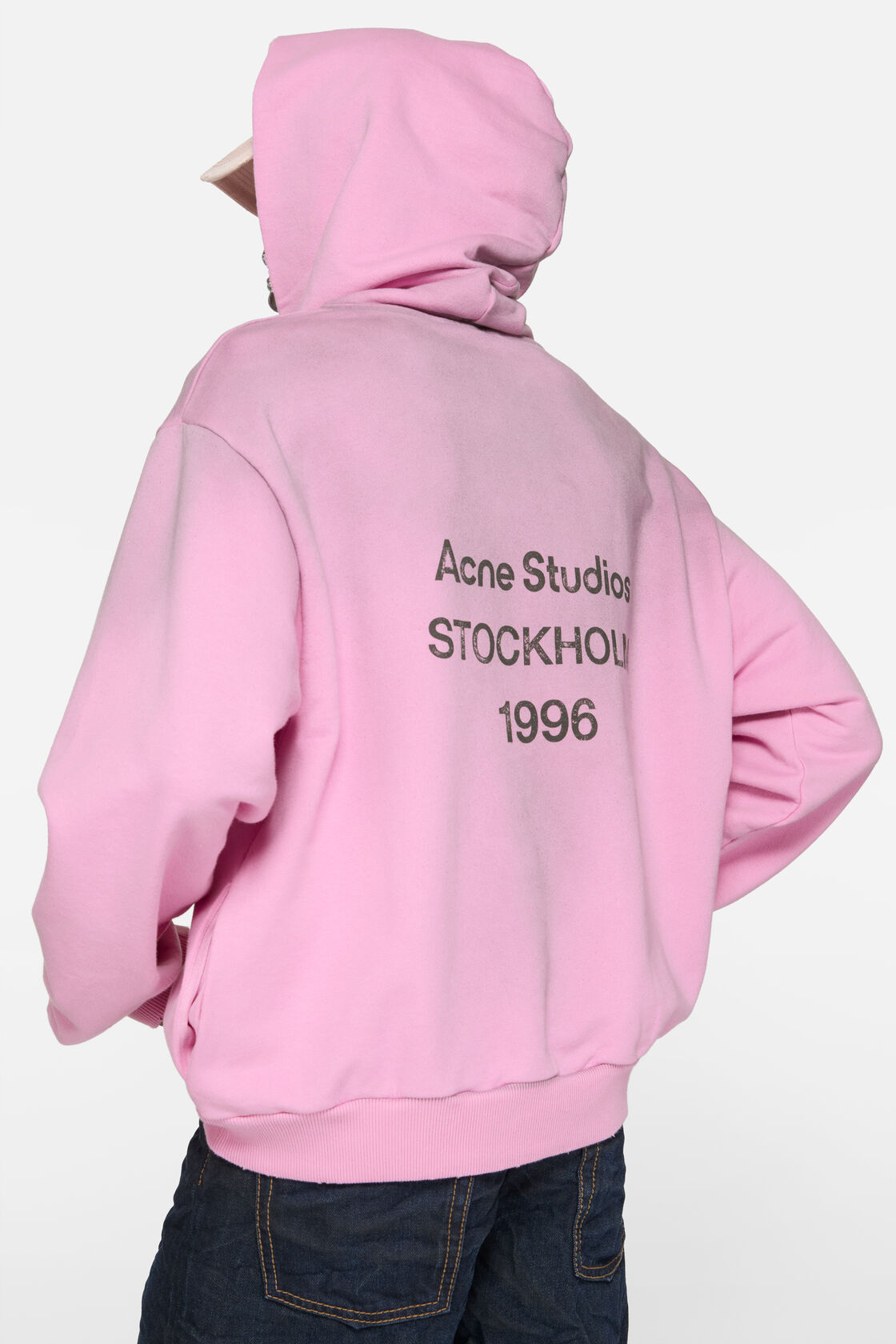 標誌連帽毛衣, 棉花糖粉色, 2000x