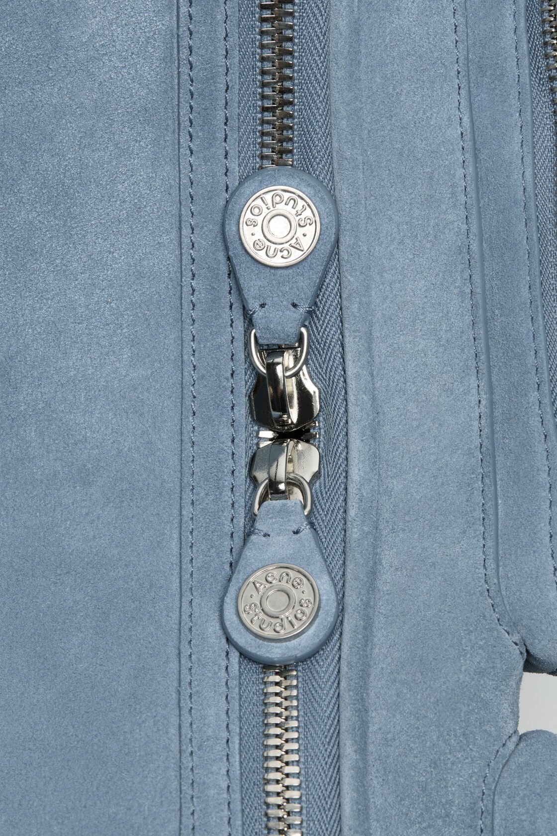 Camero Hotel Suede Shoulder Bag, Denim Blue, 2000x