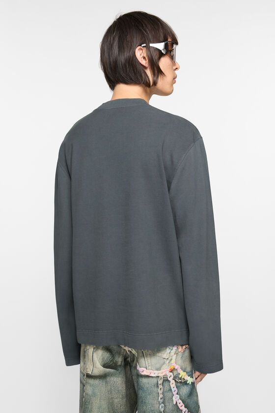 Acne Studios - ロゴTシャツ - リラックスフィット - フェイデッドグレー