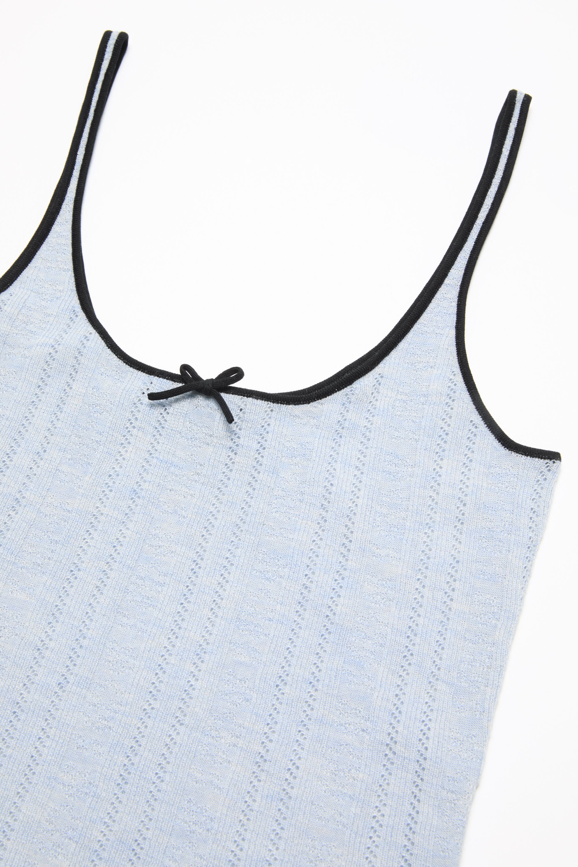 Acne Studios - Silk knit tank top - Light blue