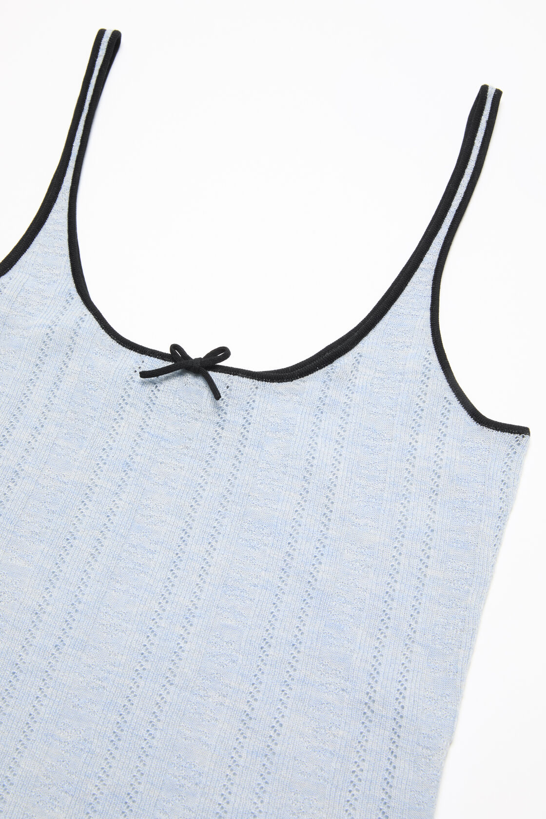 Silk knit tank top, Light blue, 2000x