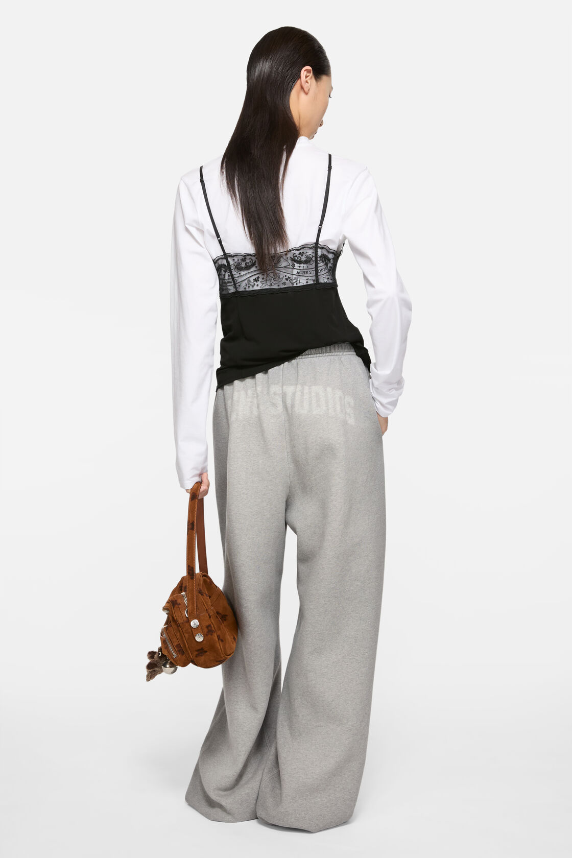 Logo sweatpants, Grey Melange, 2000x