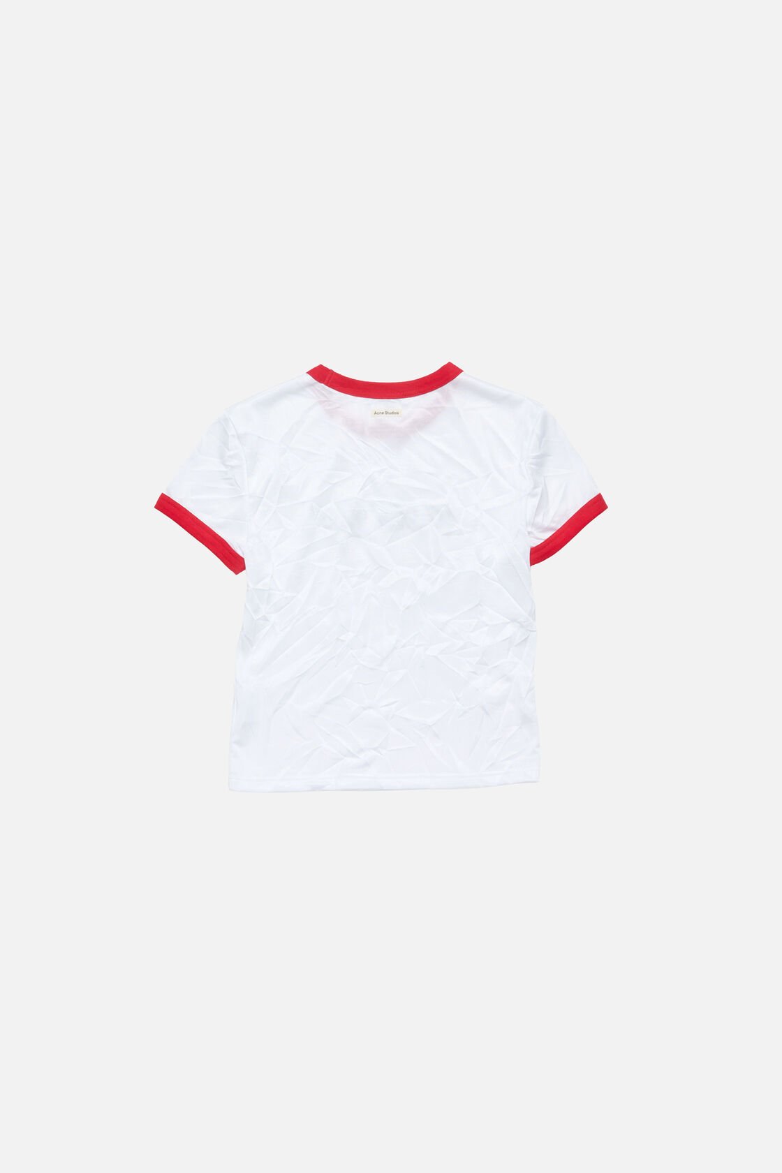 Logo t-shirt - Fitted, White/red, 2000x