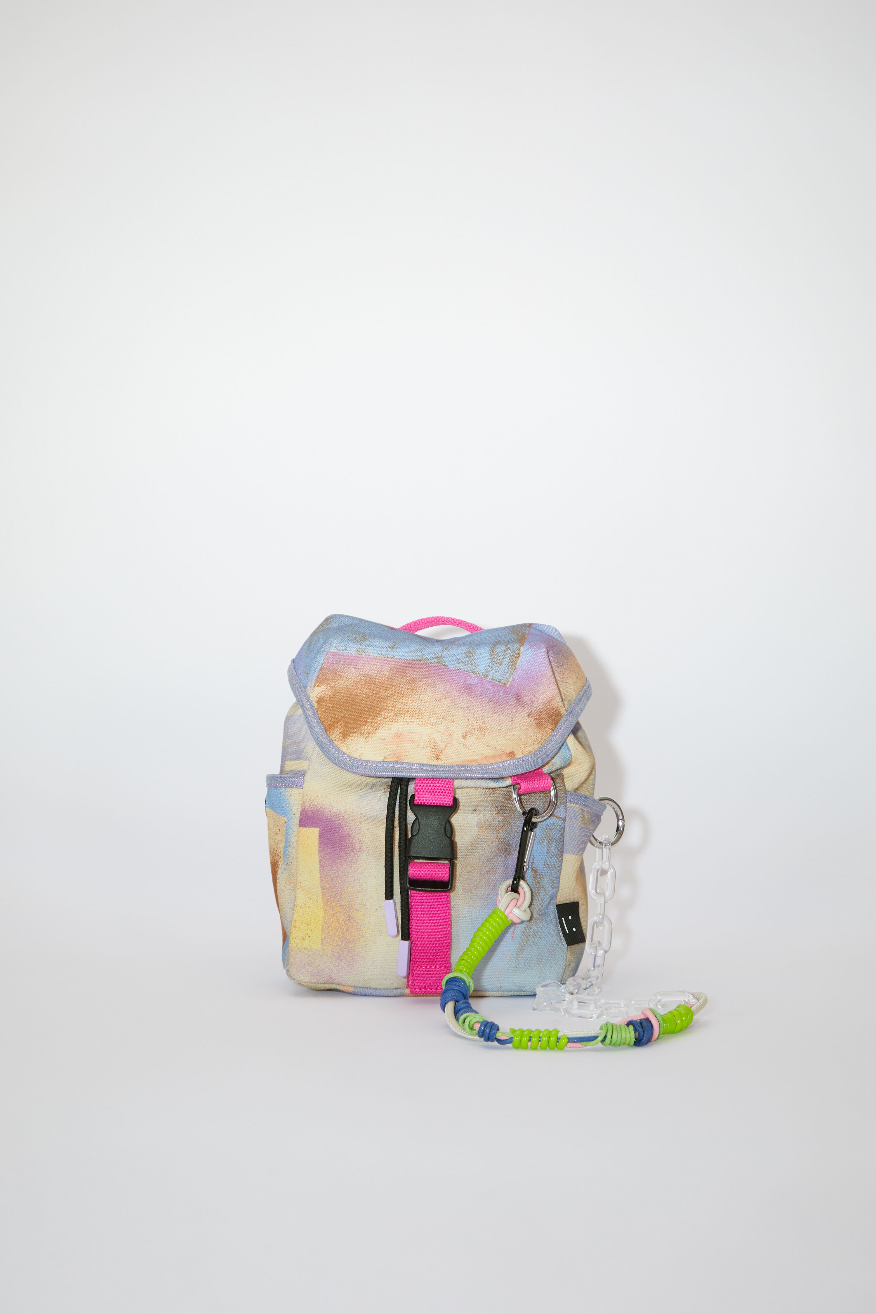 아크네 스튜디오 Acne Studios Mini backpack - Beige/multi