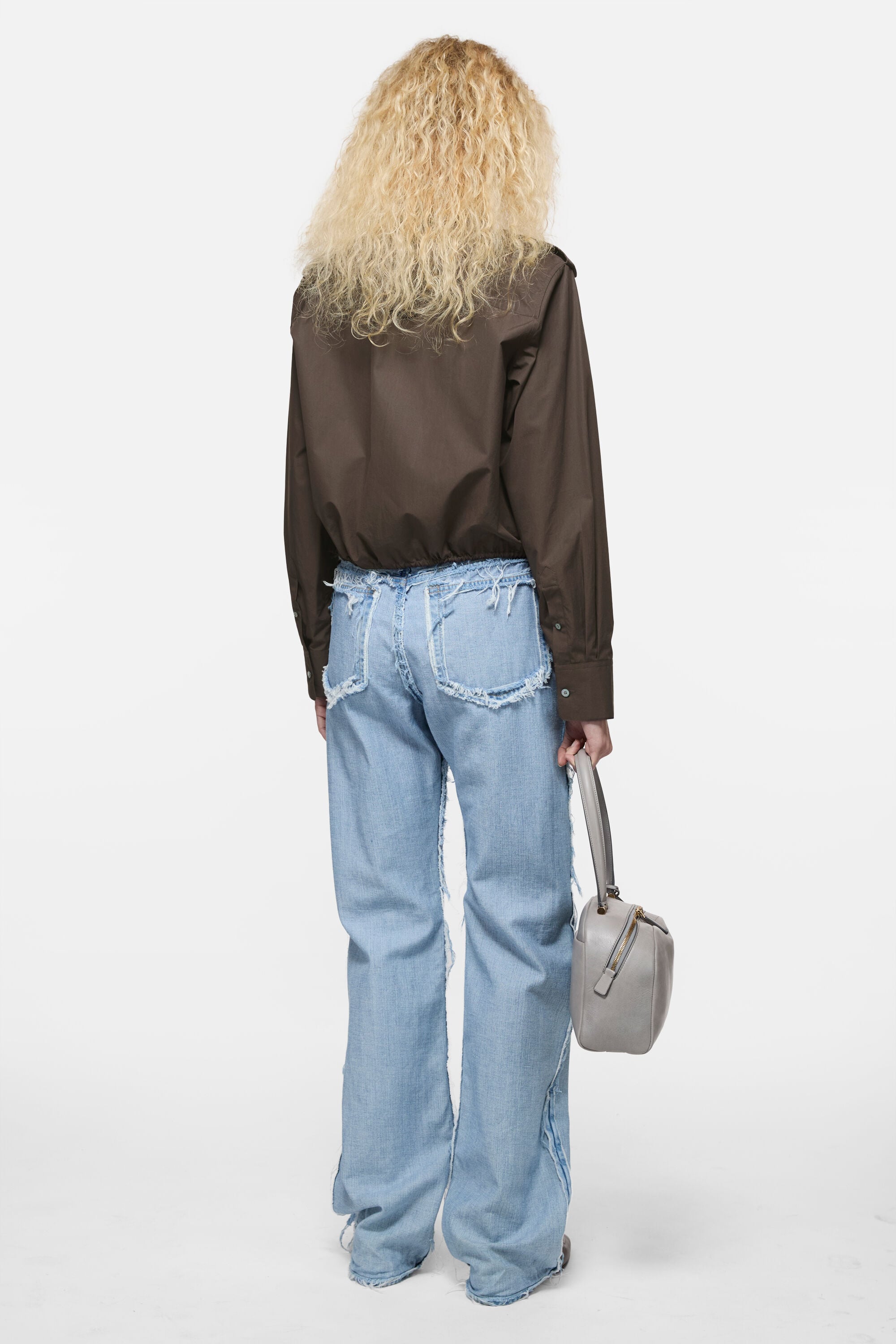 Acne Studios - Button-up over shirt - Cacao brown