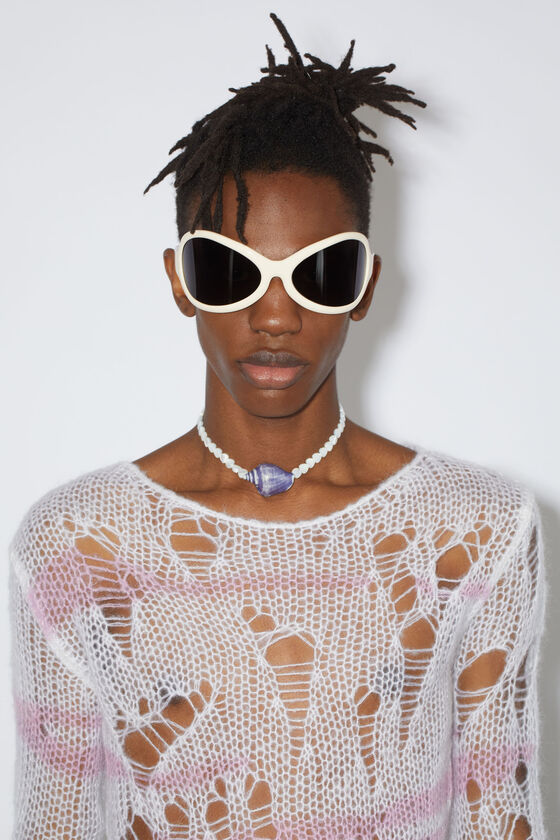 Acne Studios - Acetate sunglasses - Black/white