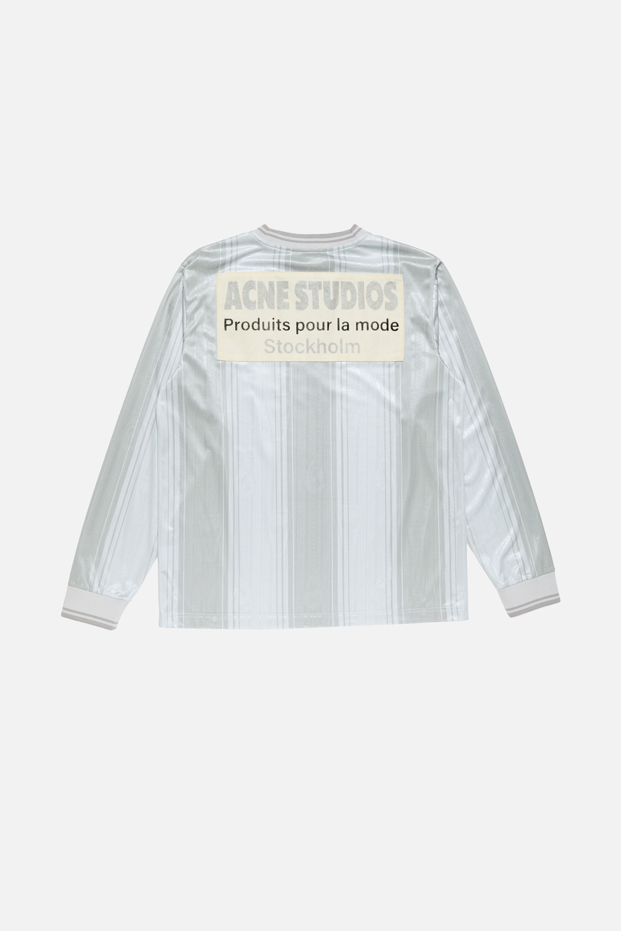 Acne Studios - Logo sports jersey top - Grey