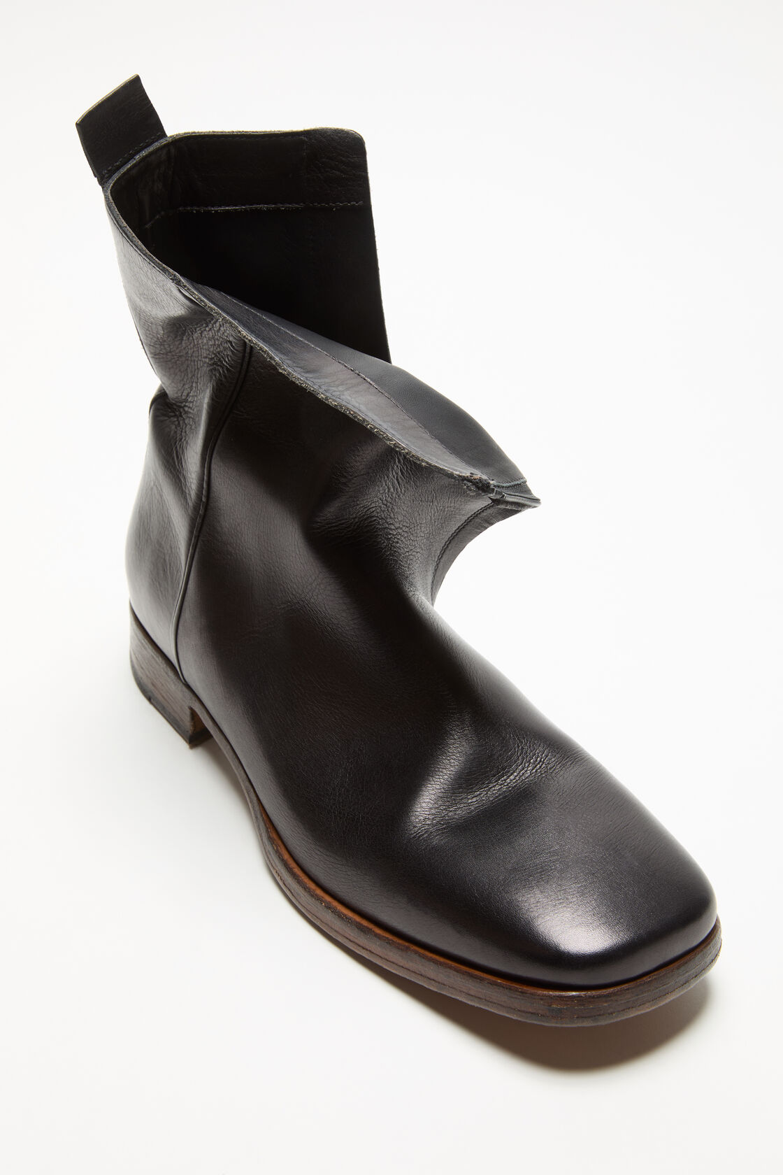 Leather ankle boot, Black, 2000x