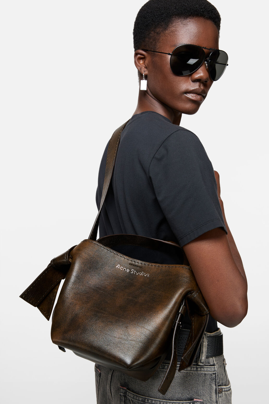 Musubi Mini Shoulder Bag, Ochre Yellow, 2000x