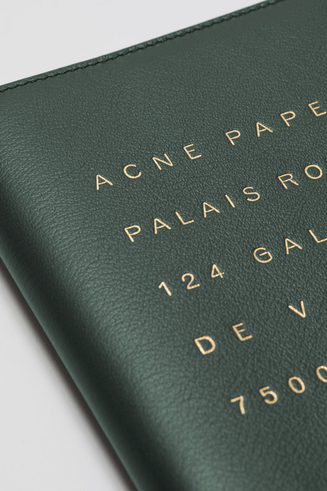 Acne Paper Palais Royal notebook &ndash; small, Dark green, 2000x