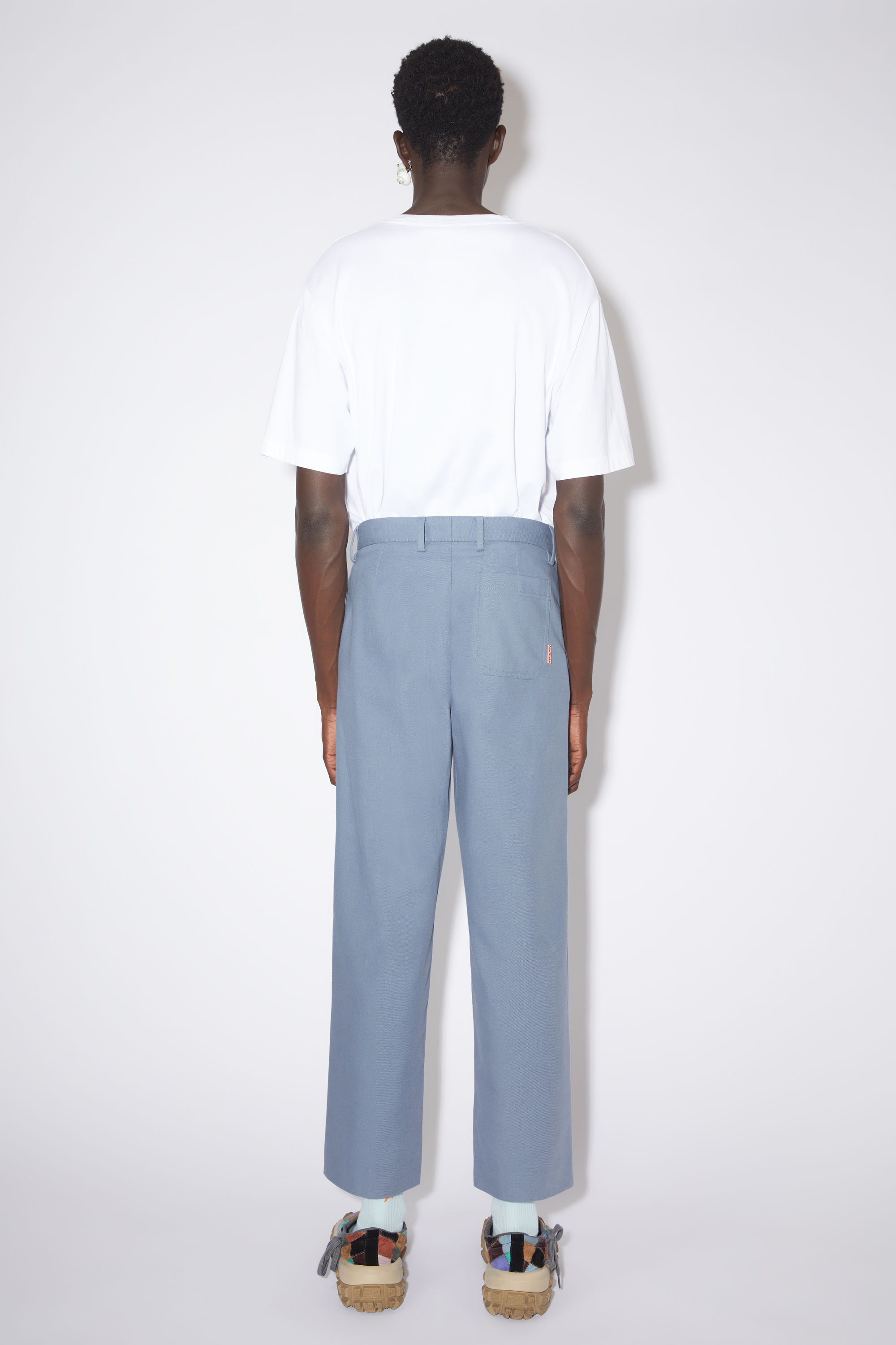 Acne Studios - Regular fit trousers - Faded indigo