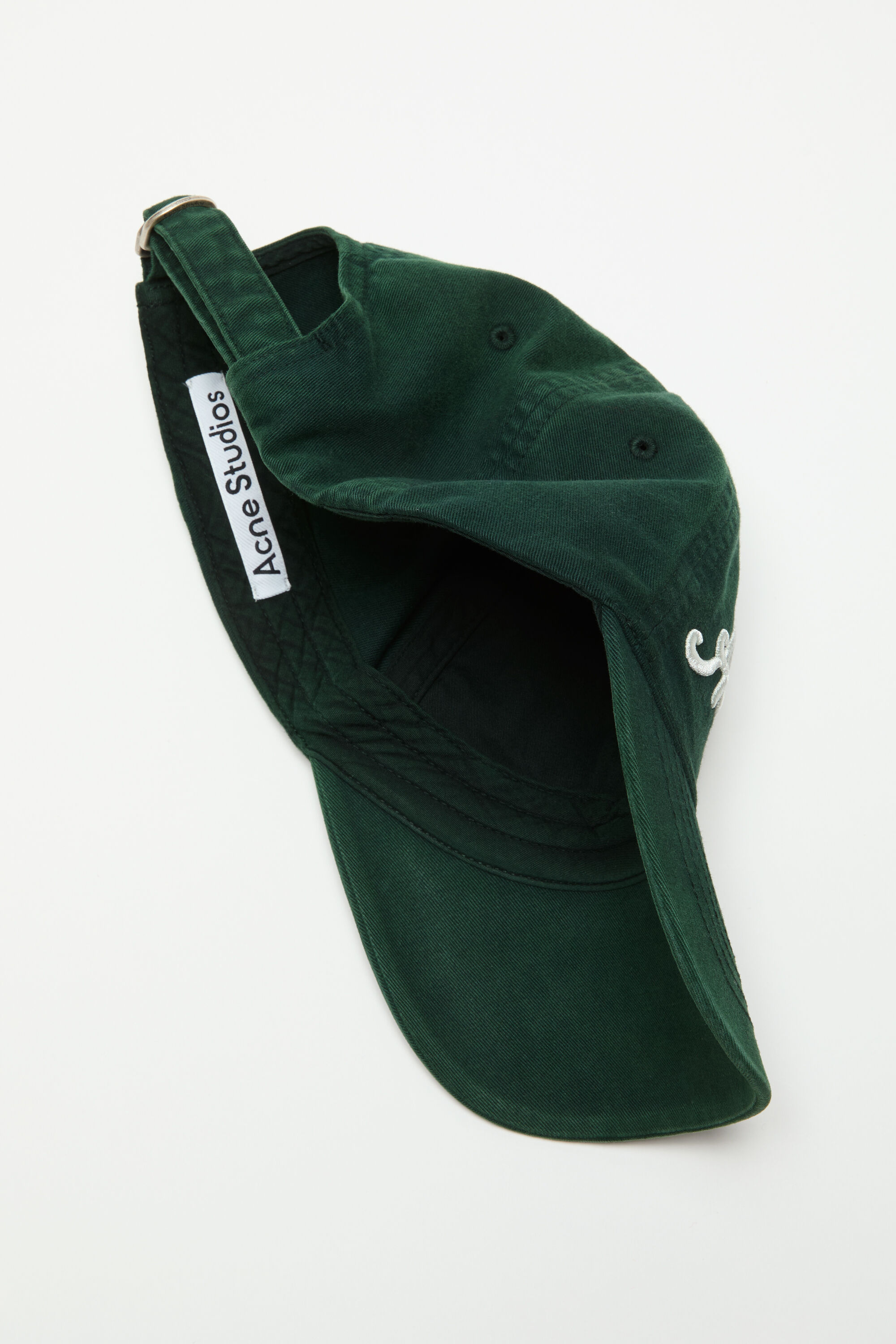 Acne Studios - Embroidered logo cap - Dark green