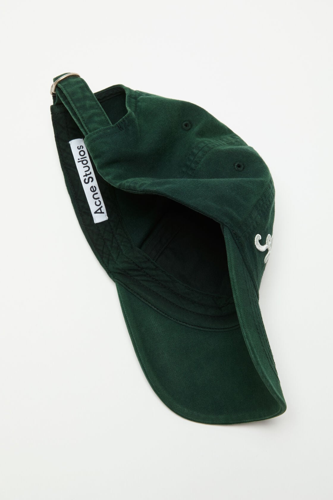 Embroidered logo cap, Dark green, 2000x
