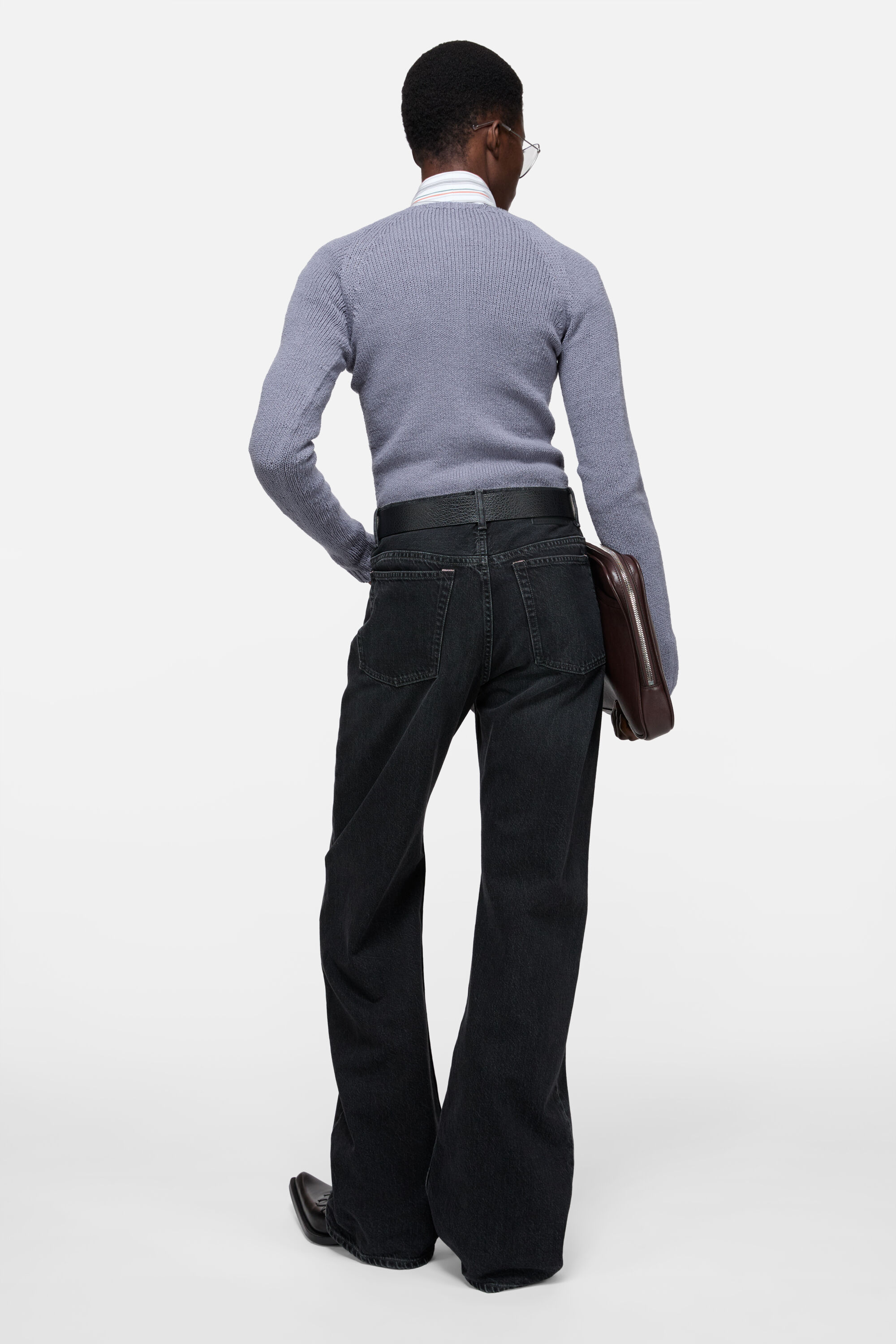 Acne Studios - ボタンアップ カーディガン - スチールブルー