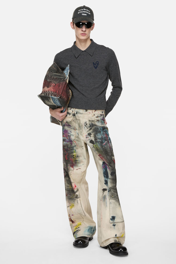 FN-MN-KNIT000572, Dark Grey Melange