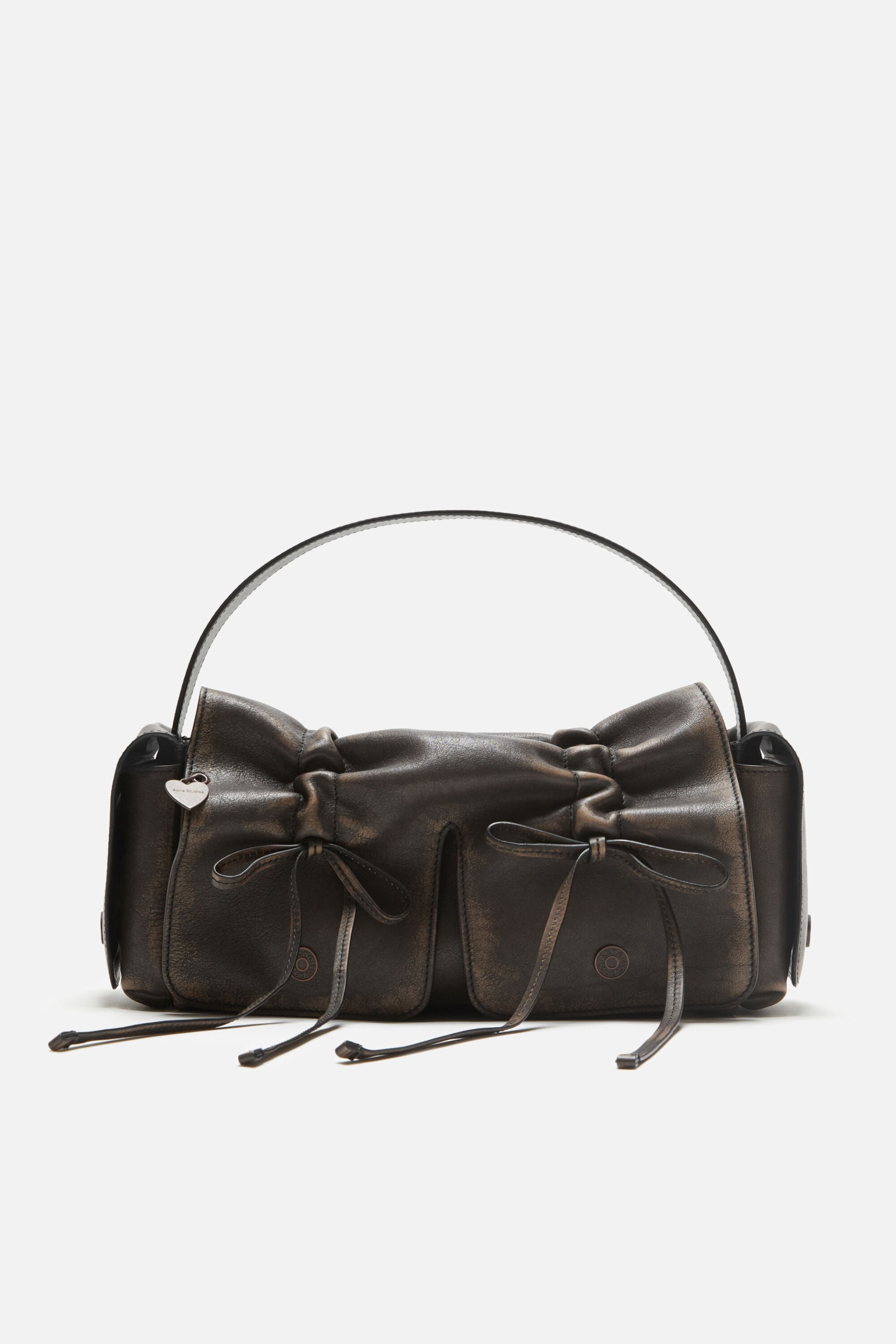 Acne Studios - Multipocket shoulder bag - Dark brown/beige