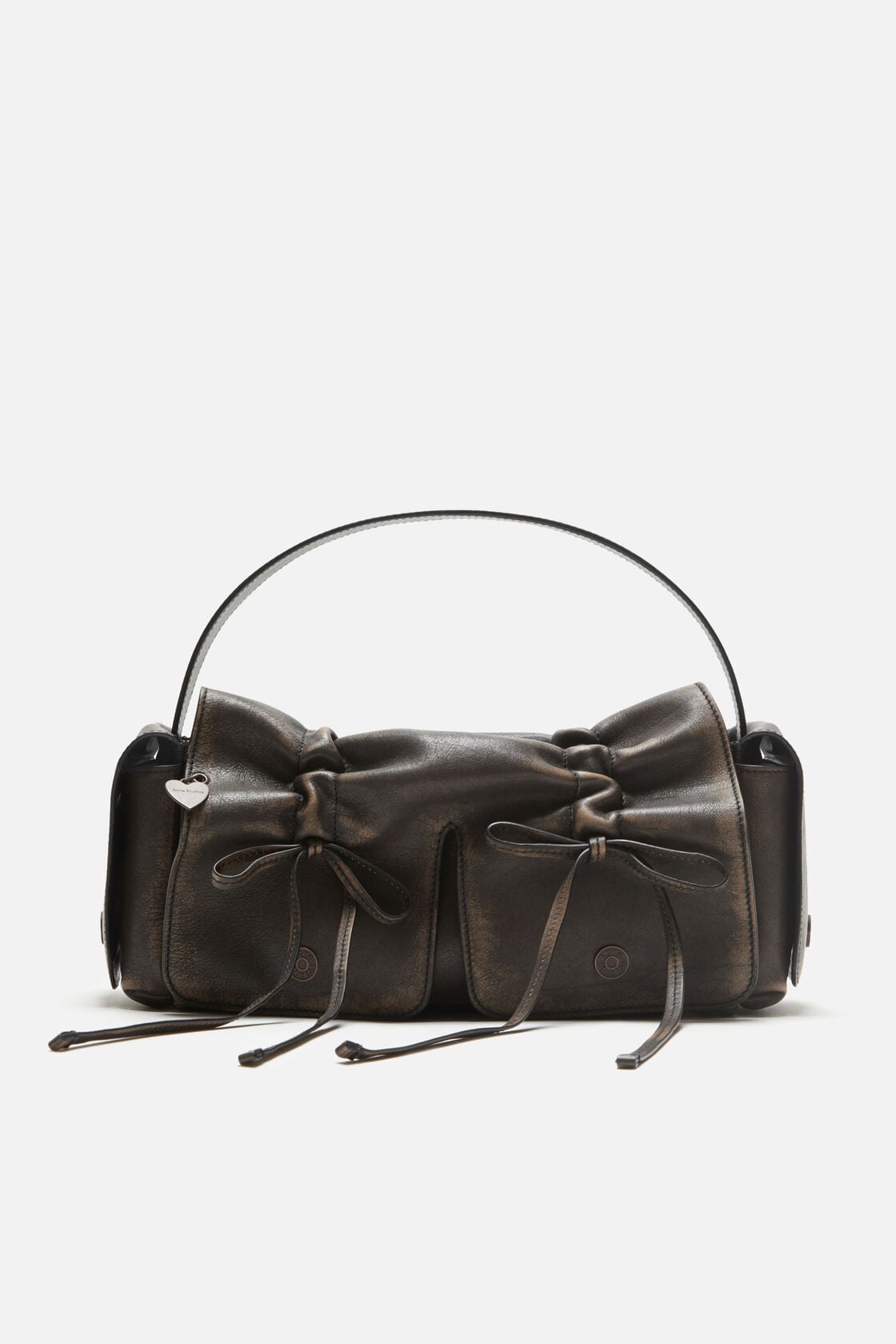 Multipocket shoulder bag, Dark brown/beige, 2000x