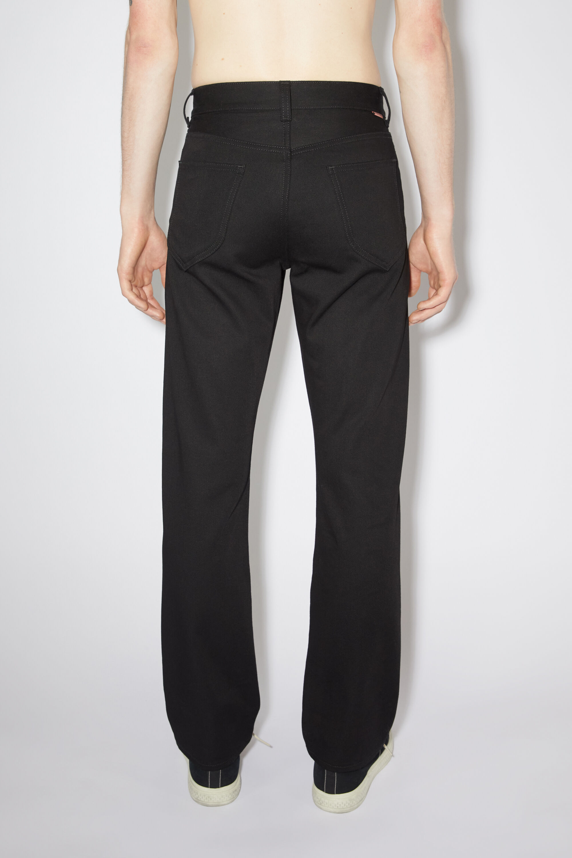 아크네 스튜디오 Acne Studios Regular fit jeans - 1950 - All black
