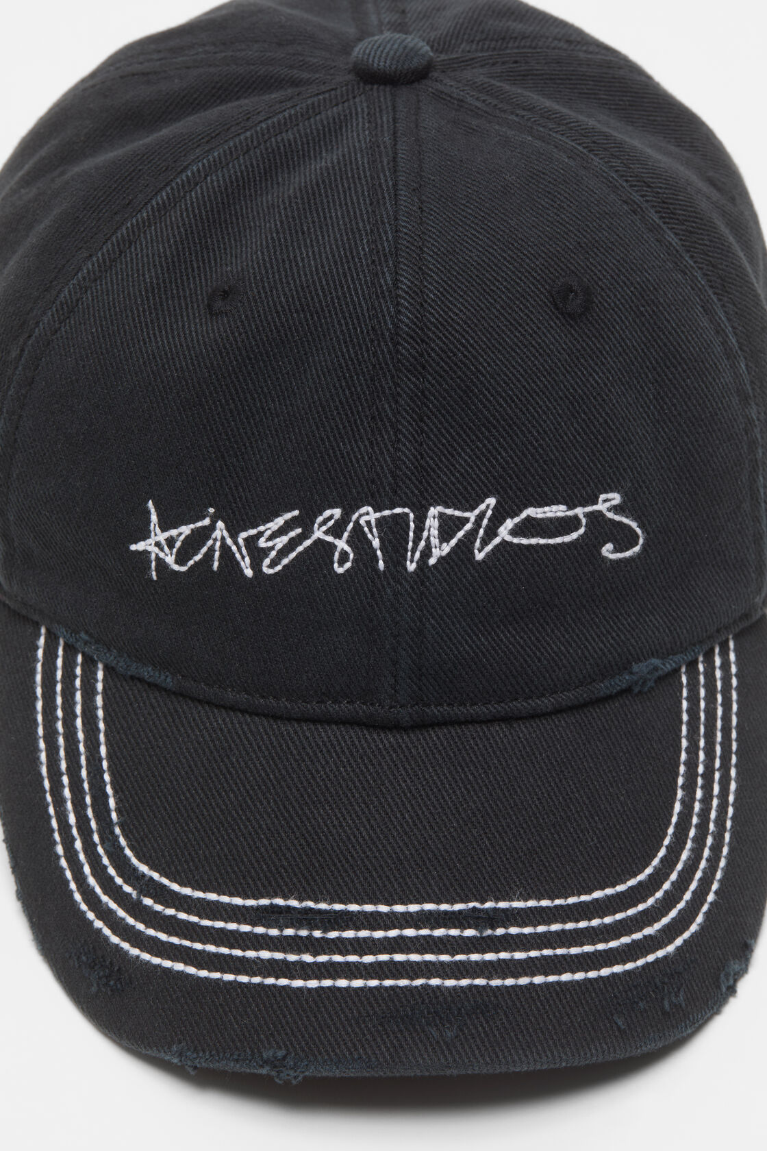 Twill logo cap, Black, 2000x