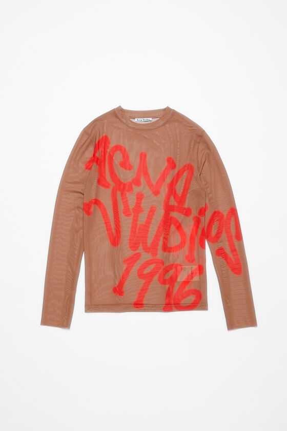 美品 ACNE STUDIOS アクネ ストゥディオズ Tシャツ ベージュ XS 龍  