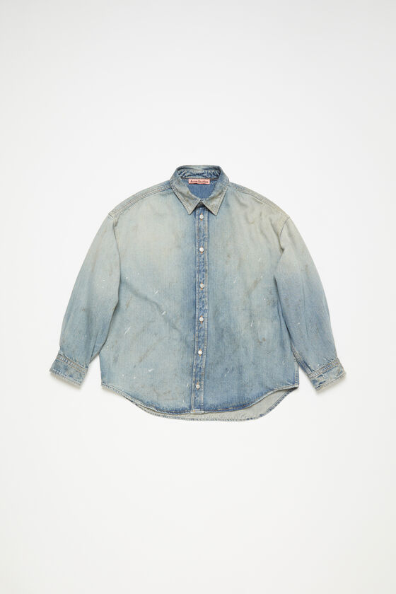 Acne Studios - ボタンアップ デニムシャツ - ライトブルー 