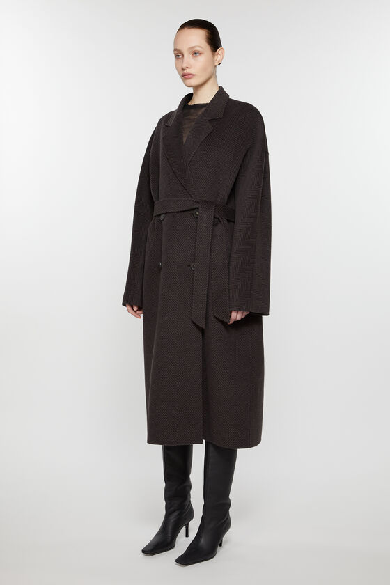 Acne Studios - Double-breasted wool coat - Anthracite grey 