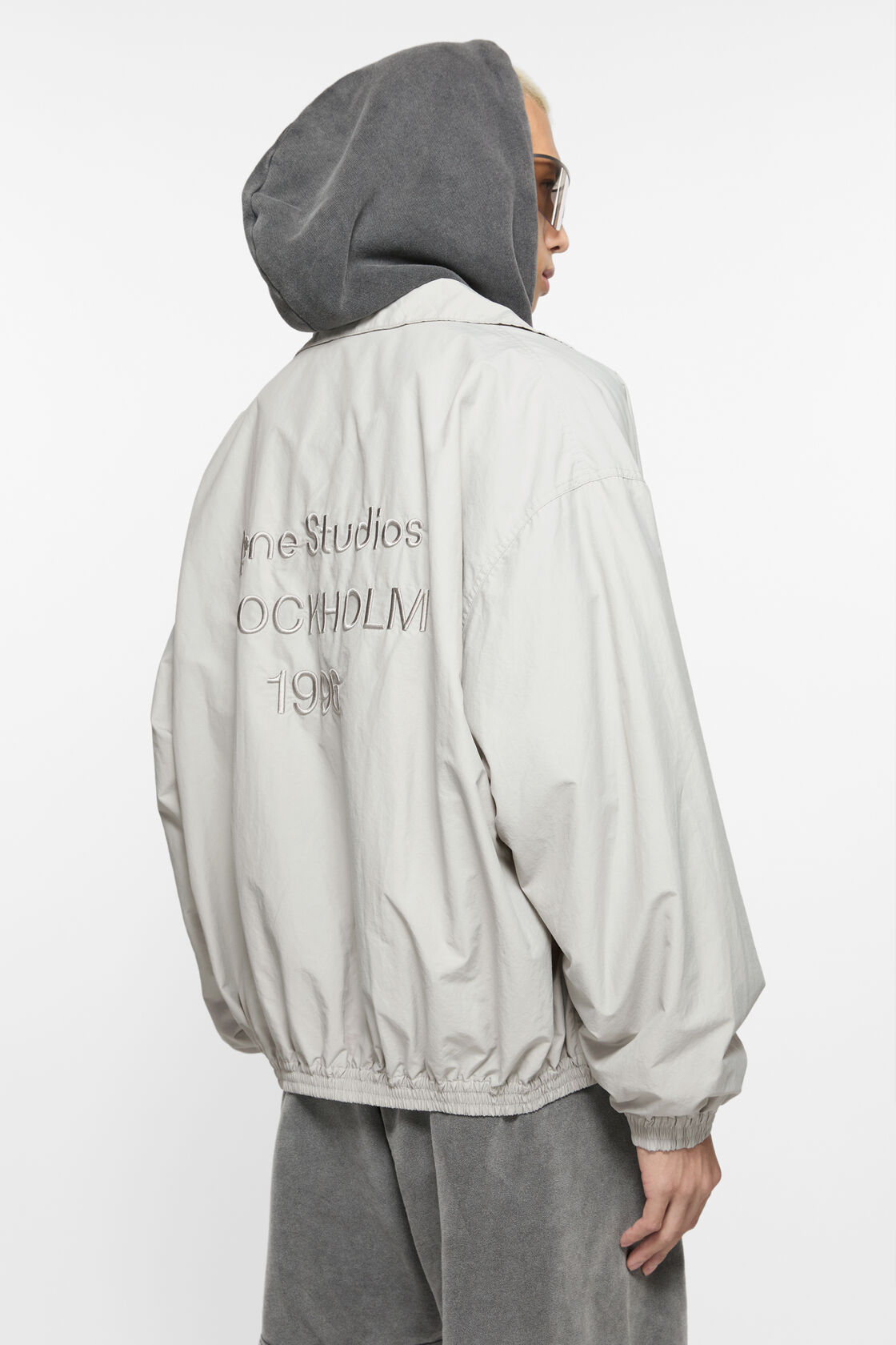 Logo jacket, Grey, 2000x