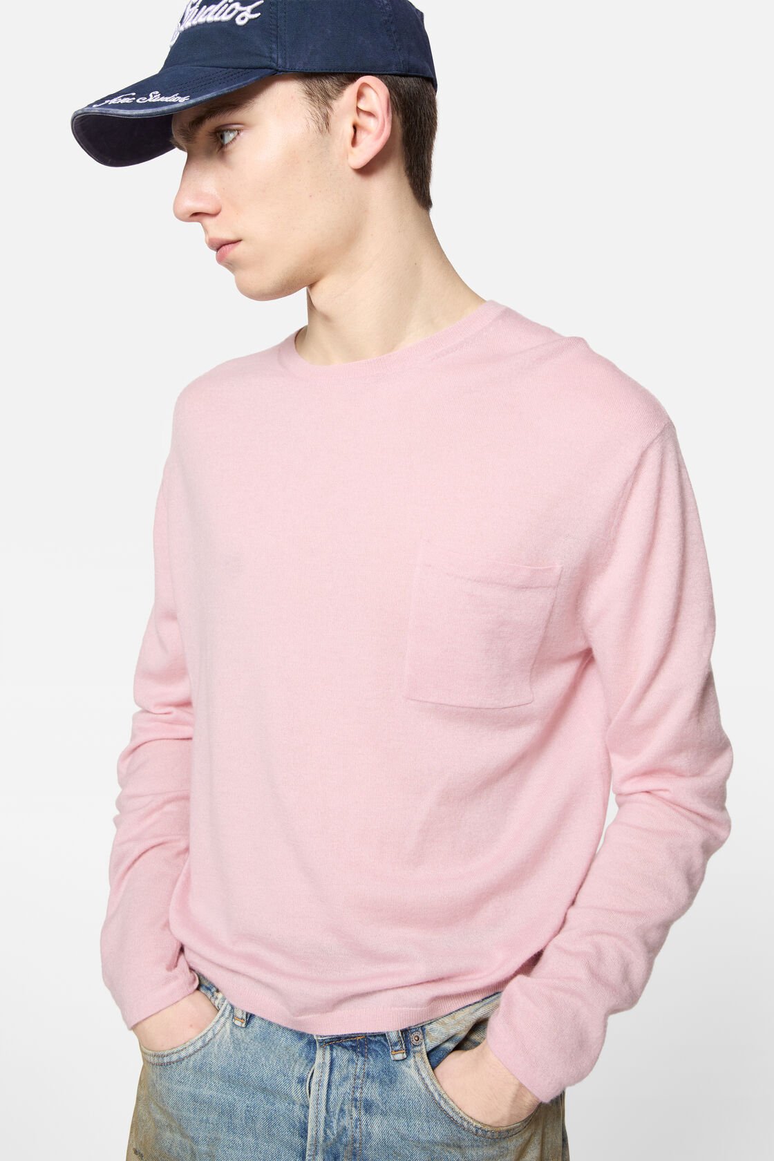Cashmere knit, Soft pink, 2000x