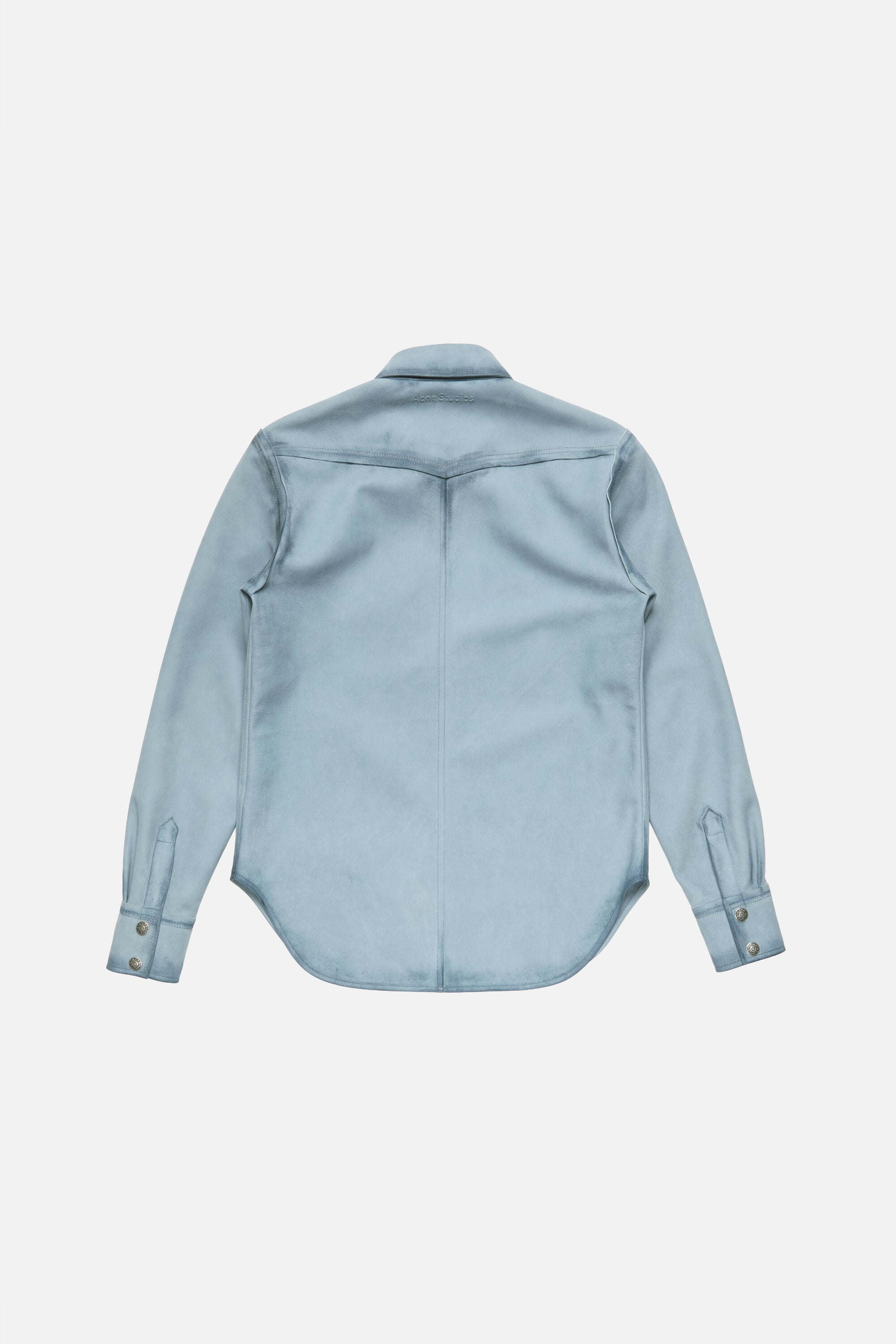 ＊新品未使用＊ BRILLセイヒンゾメ オーバーシャツ ライトブルー Acne Studios - スエードオーバーシャツ - ライトブルー
