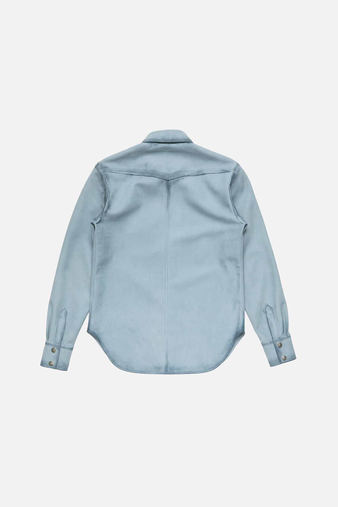 Suede overshirt, Light blue, 2000x