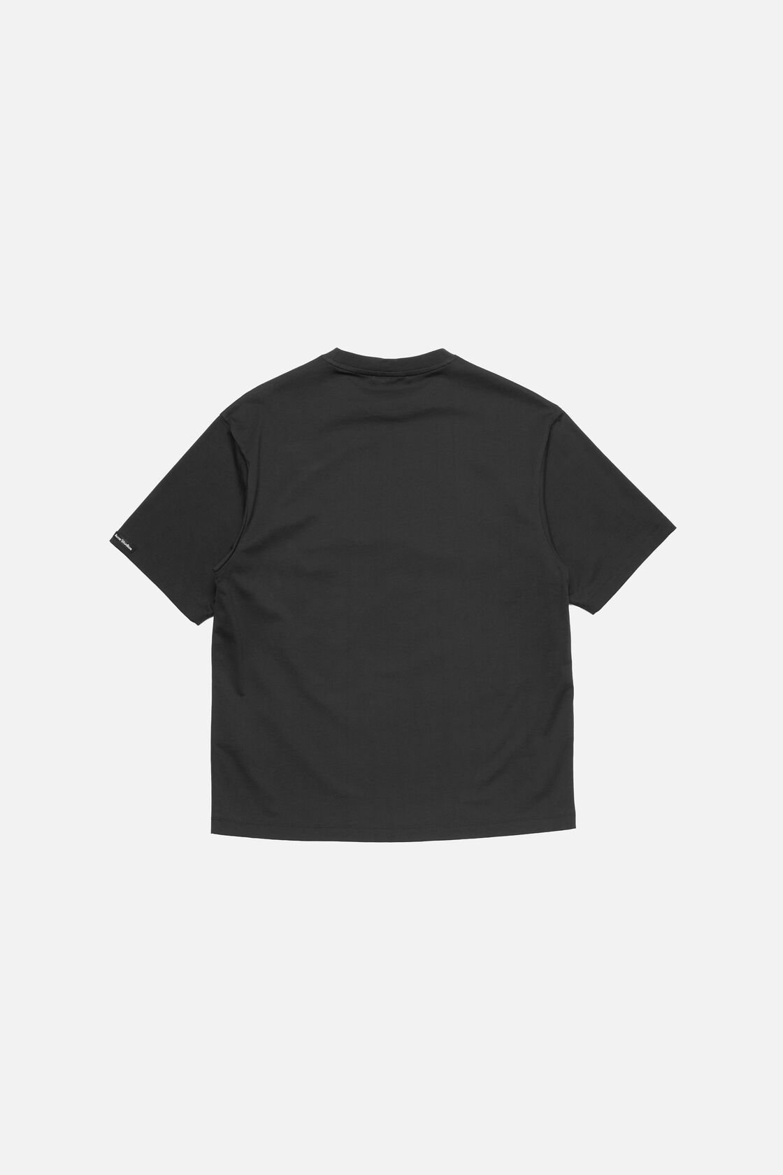 Satin logo t-shirt - relaxed, Black, 2000x