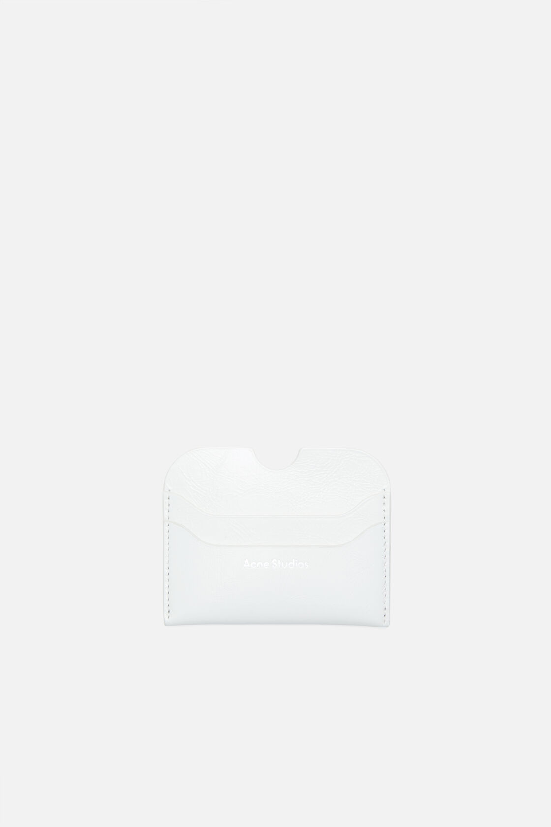 Leather card holder, Cream white, 2000x