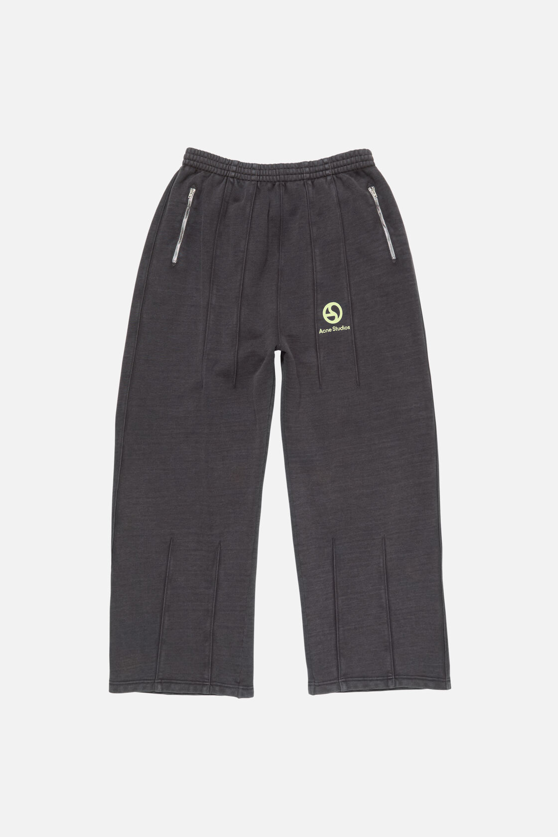 Logo sweatpants, Faded black, 2000x