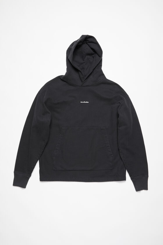 Acne Studios - Kapuzenpullover mit Logo - Schwarz