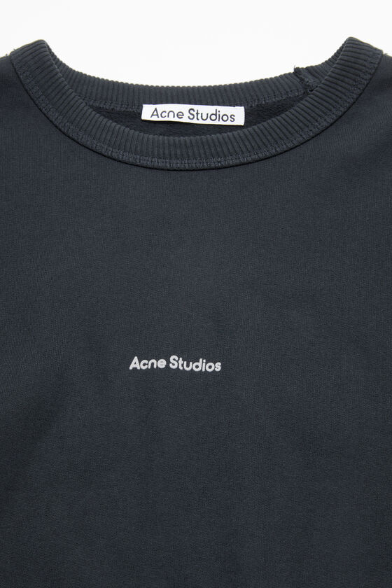 Acne Studios - スタンプロゴスウェットシャツ - ブラック 