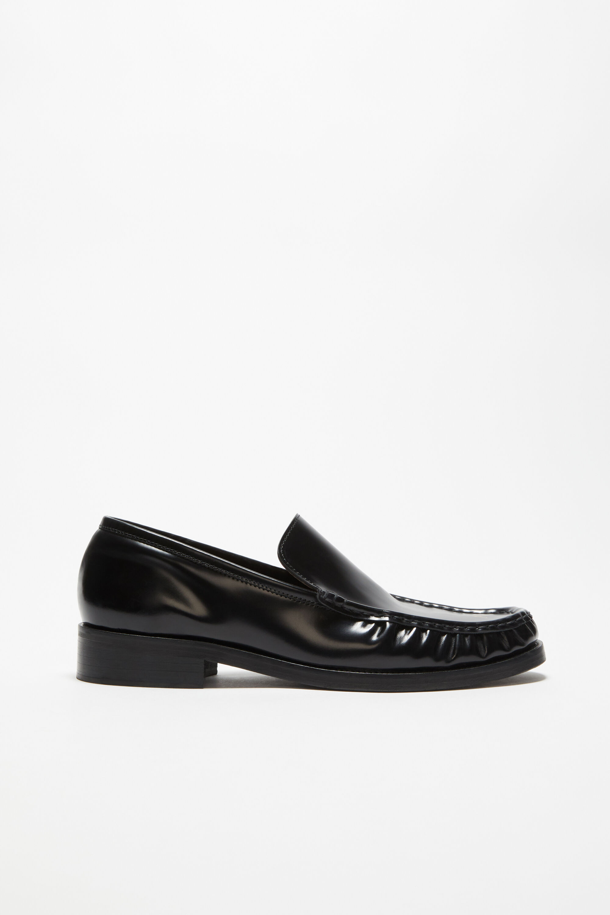 Acne Studios - レザーローファー - ブラック