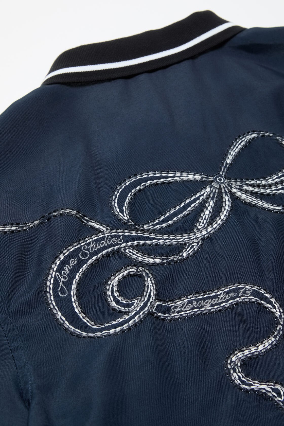 Embroidered button-up, Navy, 2000x