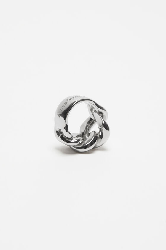 Acne Studios - Chunky chain ring - Silver