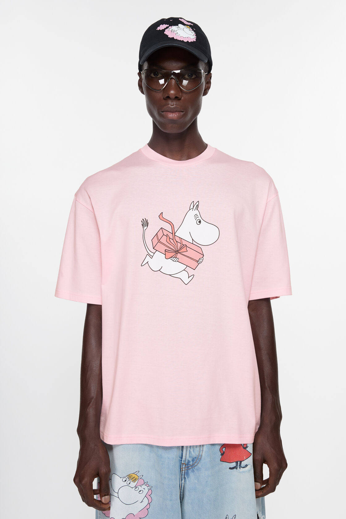 T-shirt Acne Studios x Moomin, Light pink, 2000x
