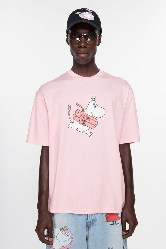 Acne Studios - Acne Studios×Moomin Tシャツ - ライトピンク