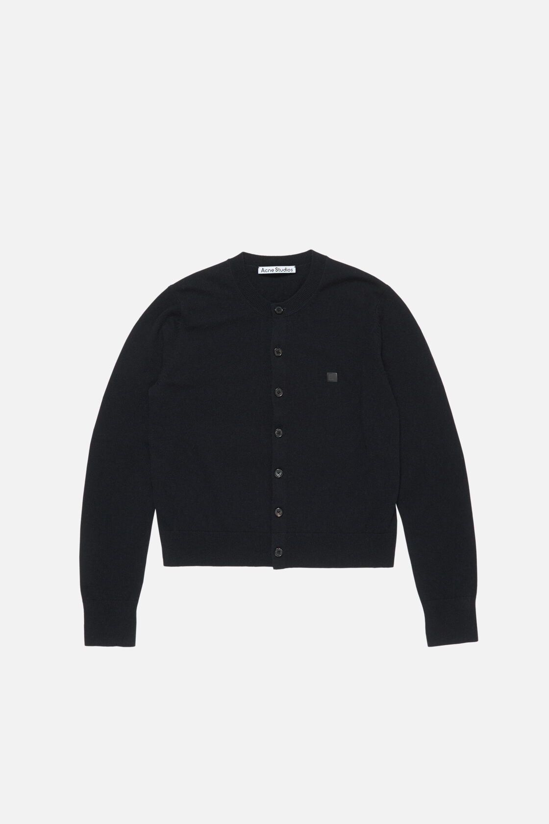Fitted cardigan - yak wool, Black, 2000x