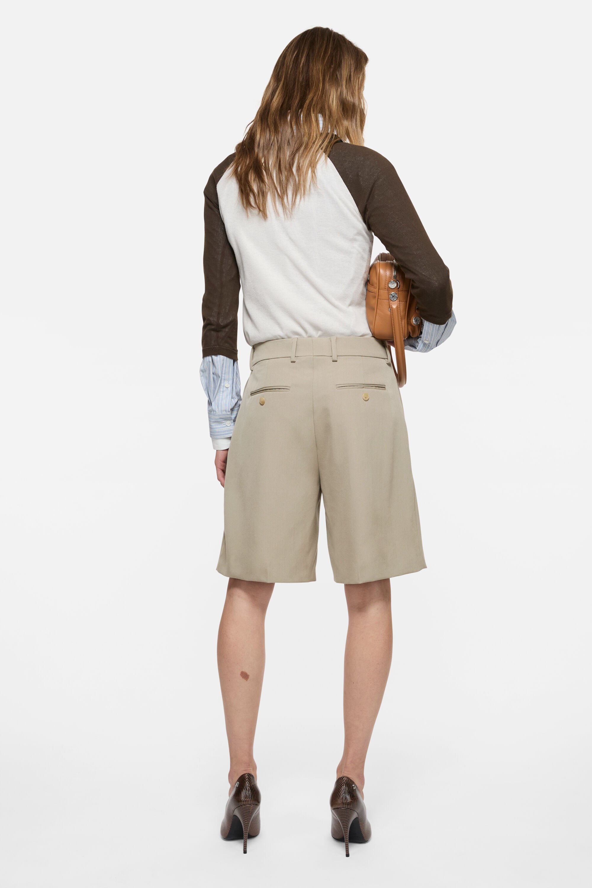 Acne Studios - Tailored Wool Shorts - Beige