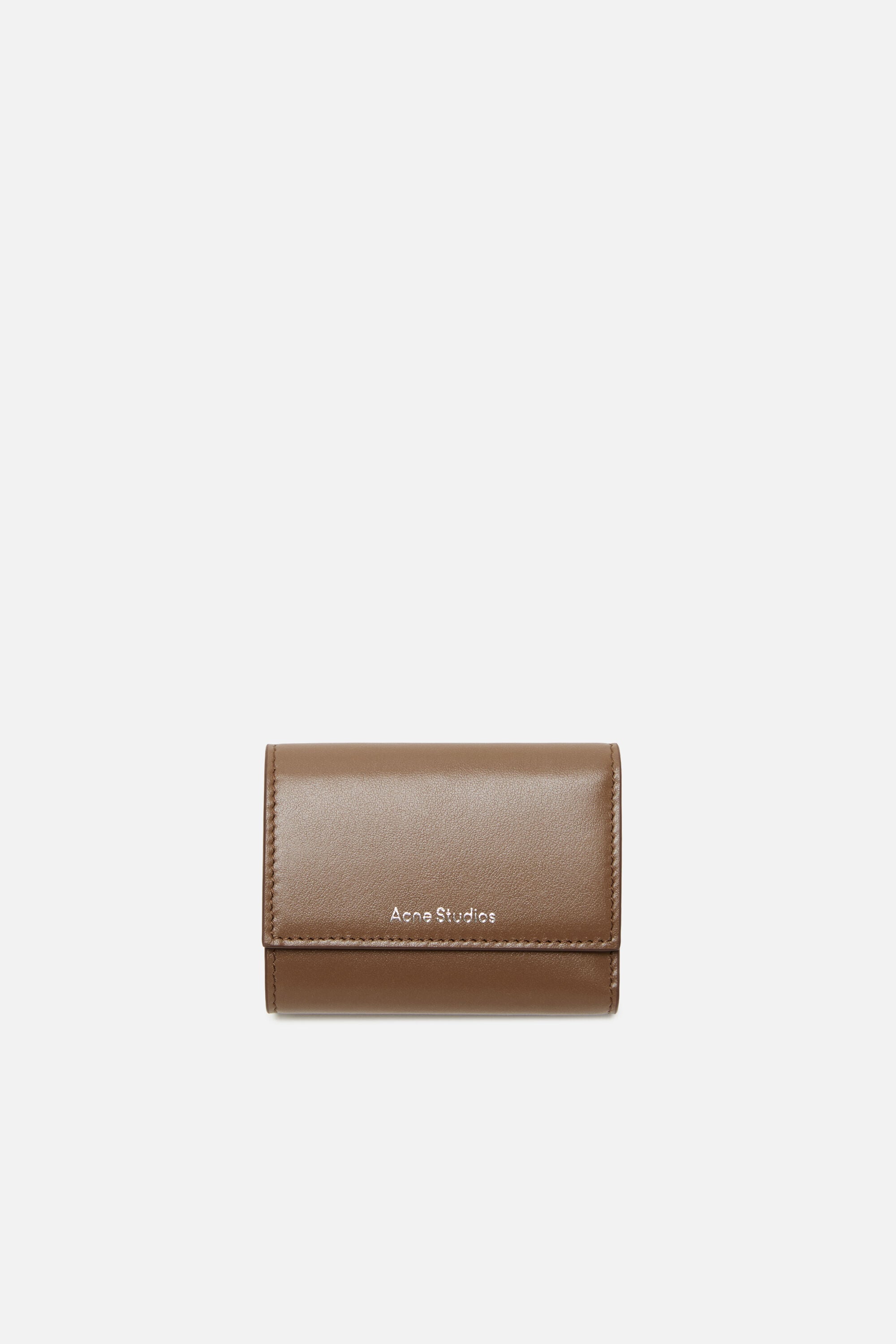 Acne Studios - 3つ折りレザーウォレット - ブラック