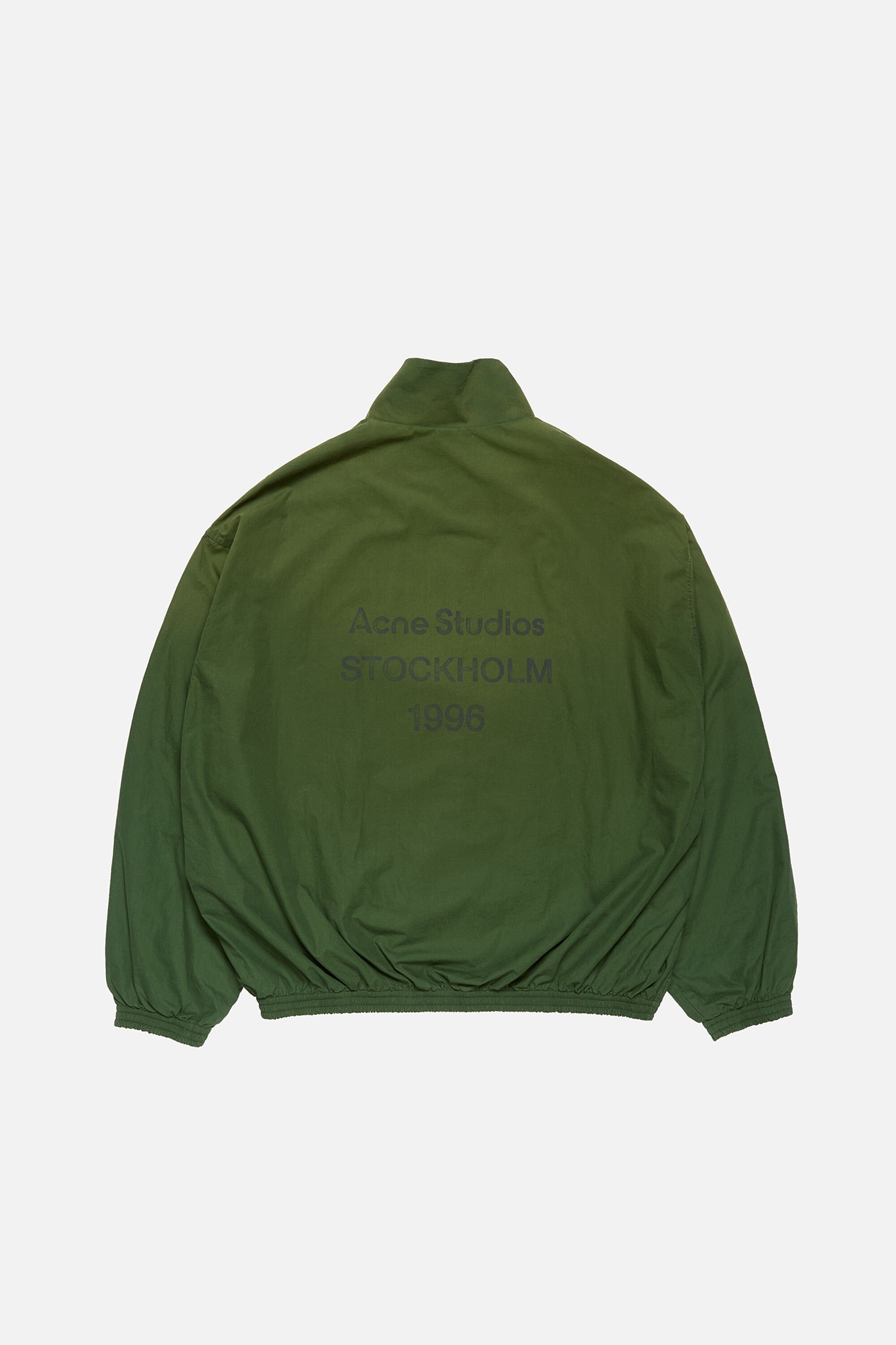 Acne Studios - Logo zipper jacket - Forest green