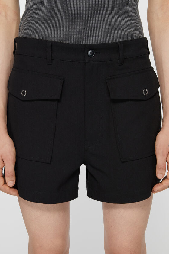 Acne Studios - Shorts aus Twill - Schwarz 